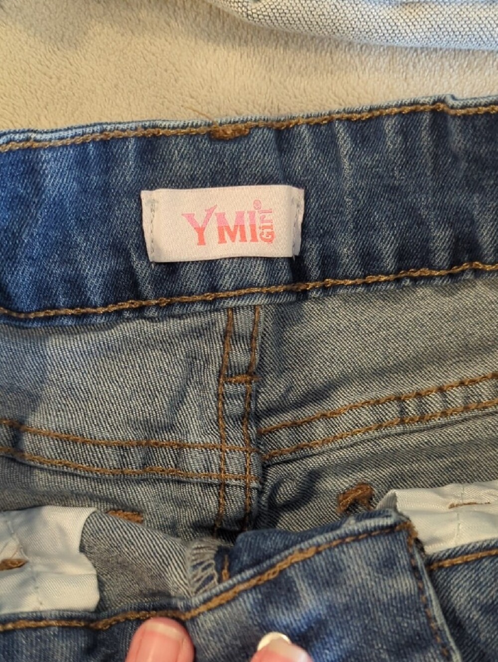 Classic Blue Denim Girls Shorts (2 Pair) - Picture 3 of 6